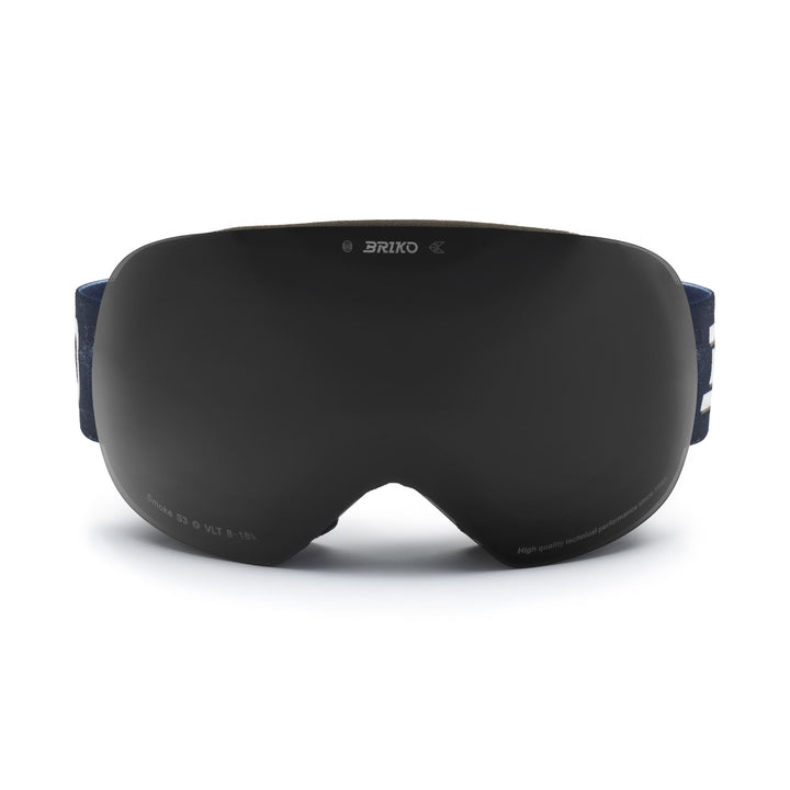 Maschera da sci unisex blu con protezione antiappannamento e UV 1