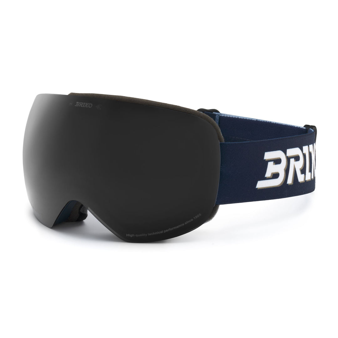 Maschera da sci unisex blu con protezione antiappannamento e UV main