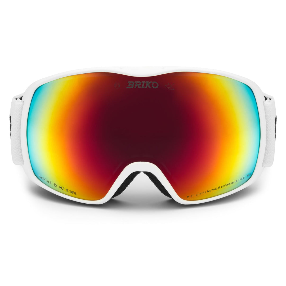 Maschera da sci unisex bianca con tecnologia antiappannamento 01