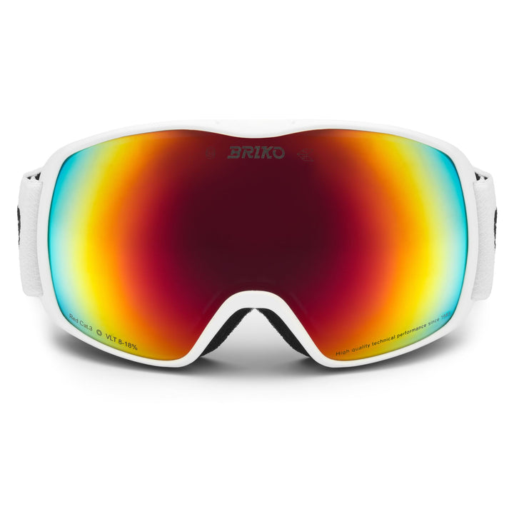 Maschera da sci unisex bianca con tecnologia antiappannamento 1