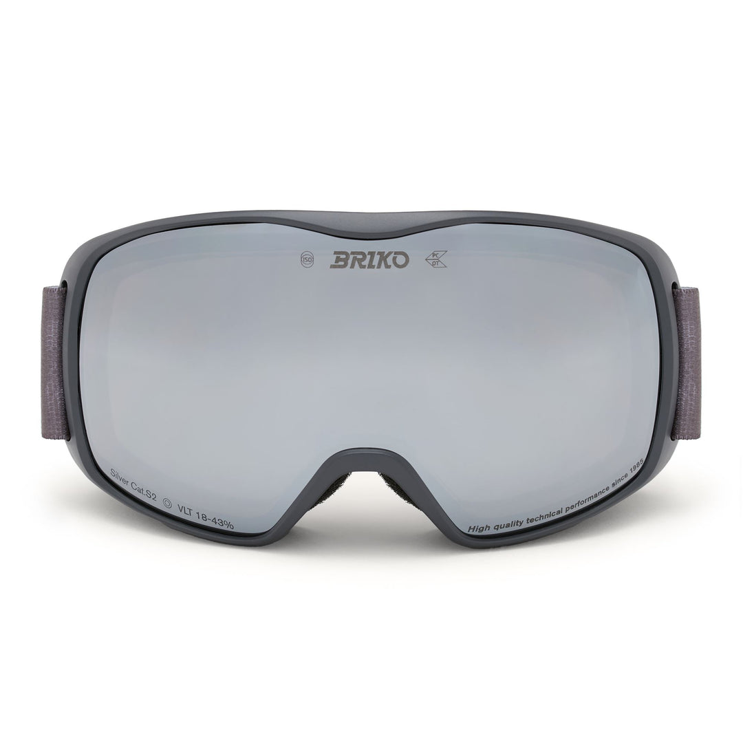 Maschera da sci unisex grigia con tecnologia antiappannamento 01