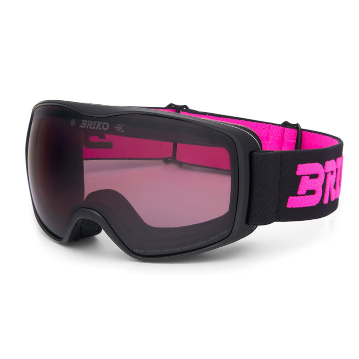 Unisex Black and Pink Ski Goggles with Anti-Fog Lens 3