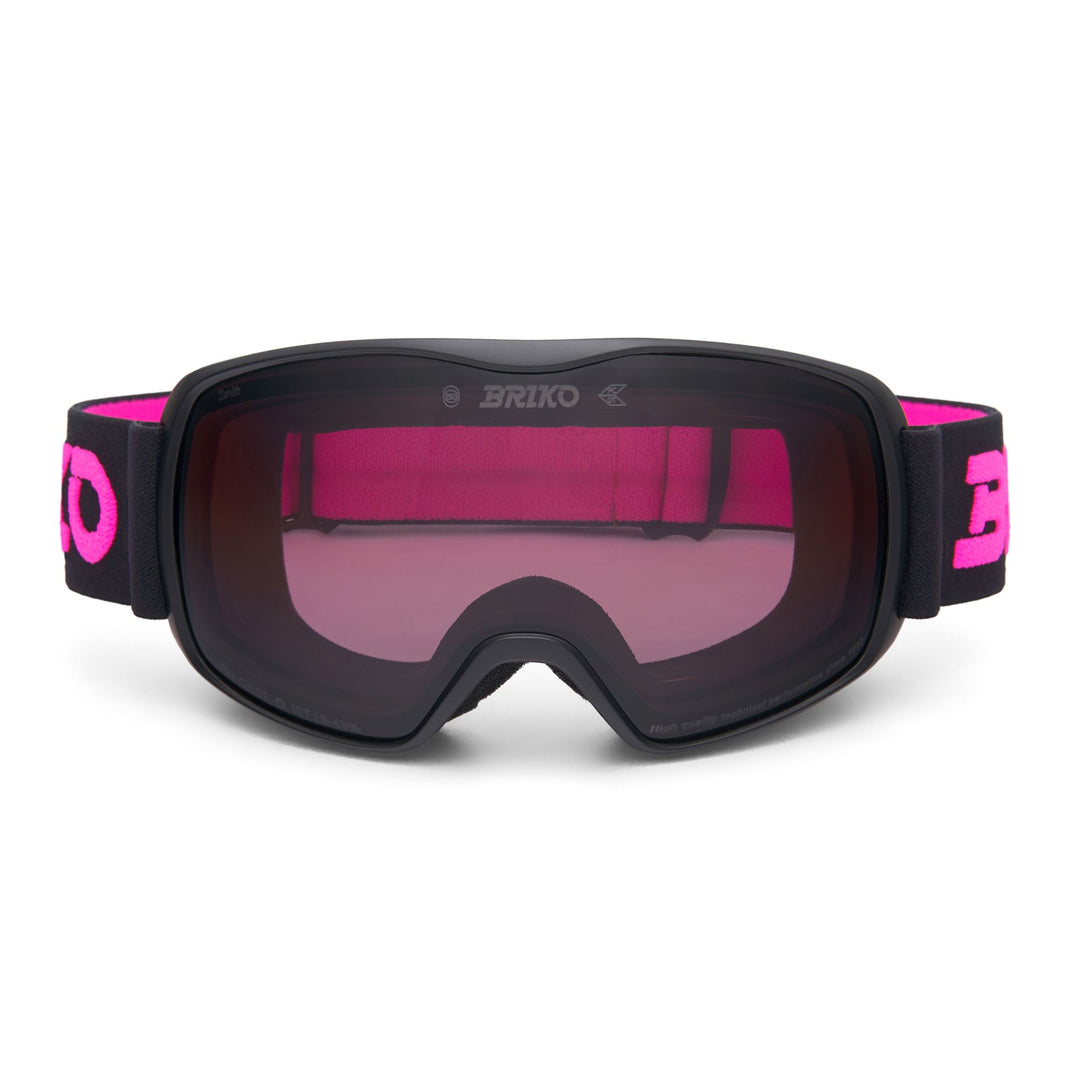 Unisex Black and Pink Ski Goggles with Anti-Fog Lens 01