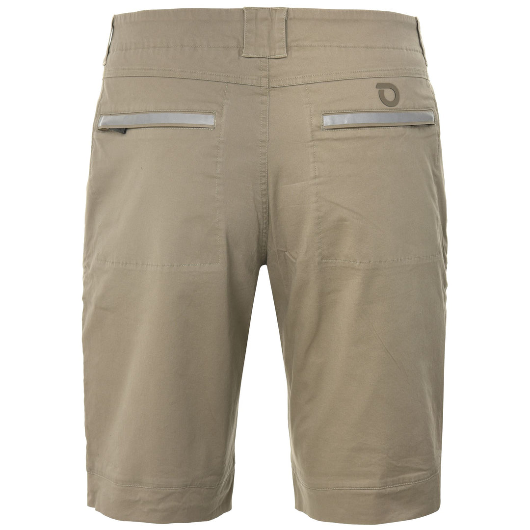 Brown Men's Urban Cycling Shorts with Pockets main