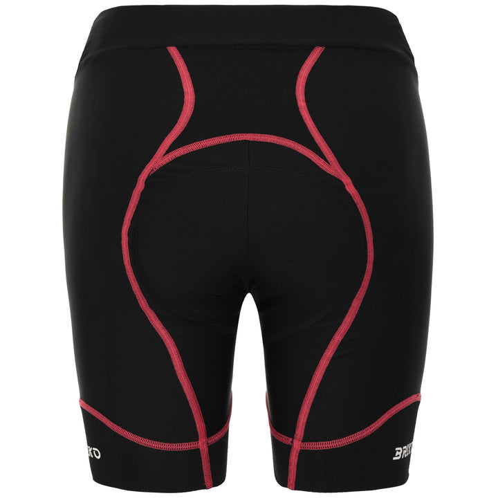 Black Women's Cycling Road Shorts with Ergonomic Padding 3