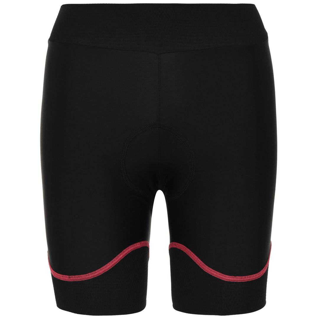 Black Women's Cycling Road Shorts with Ergonomic Padding 01