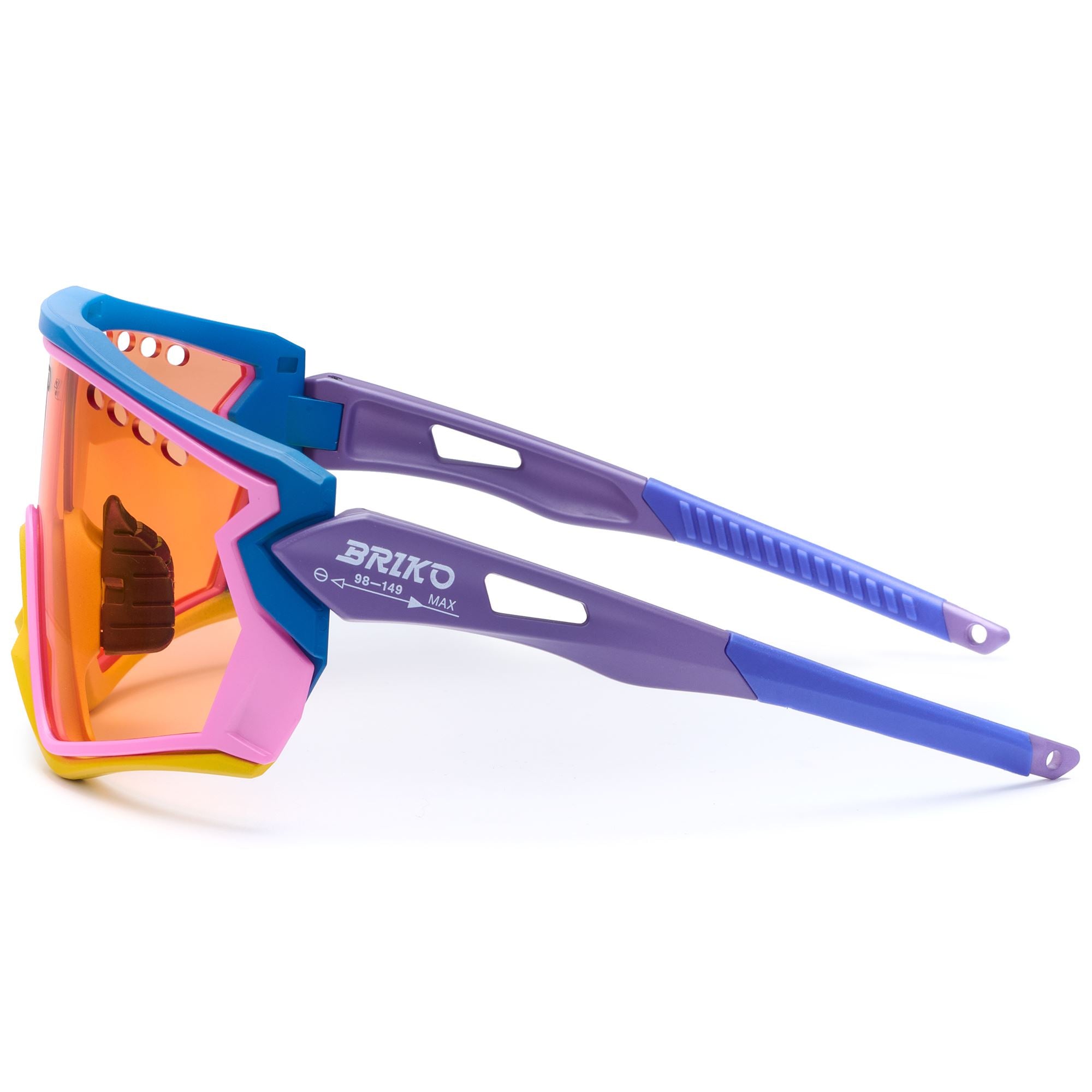 Glasses Unisex TAIGA Sunglasses Multicolour Rainbow Vintage - OR2