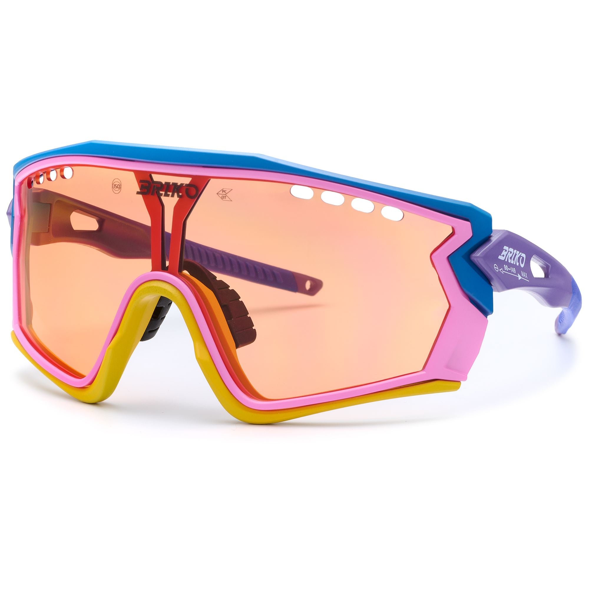 Glasses Unisex TAIGA Sunglasses Multicolour Rainbow Vintage - OR2