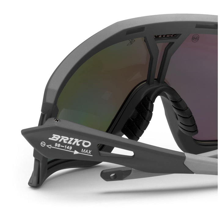 Lunettes de soleil grises unisexes avec traitement antibuée et protection UV pour le sport 4