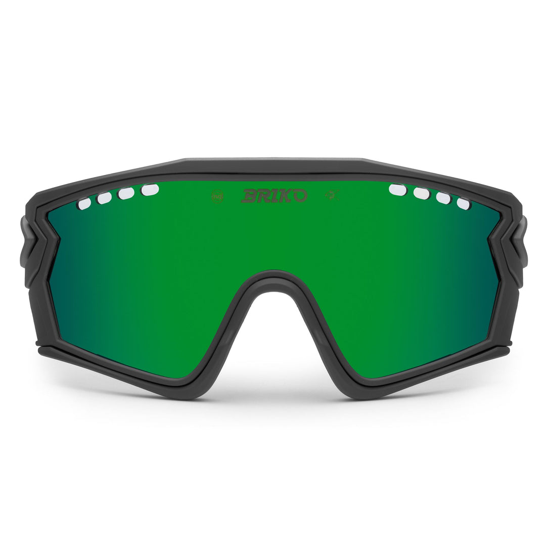 Occhiali da sole unisex grigi con protezione antiappannamento e UV per lo sport 01