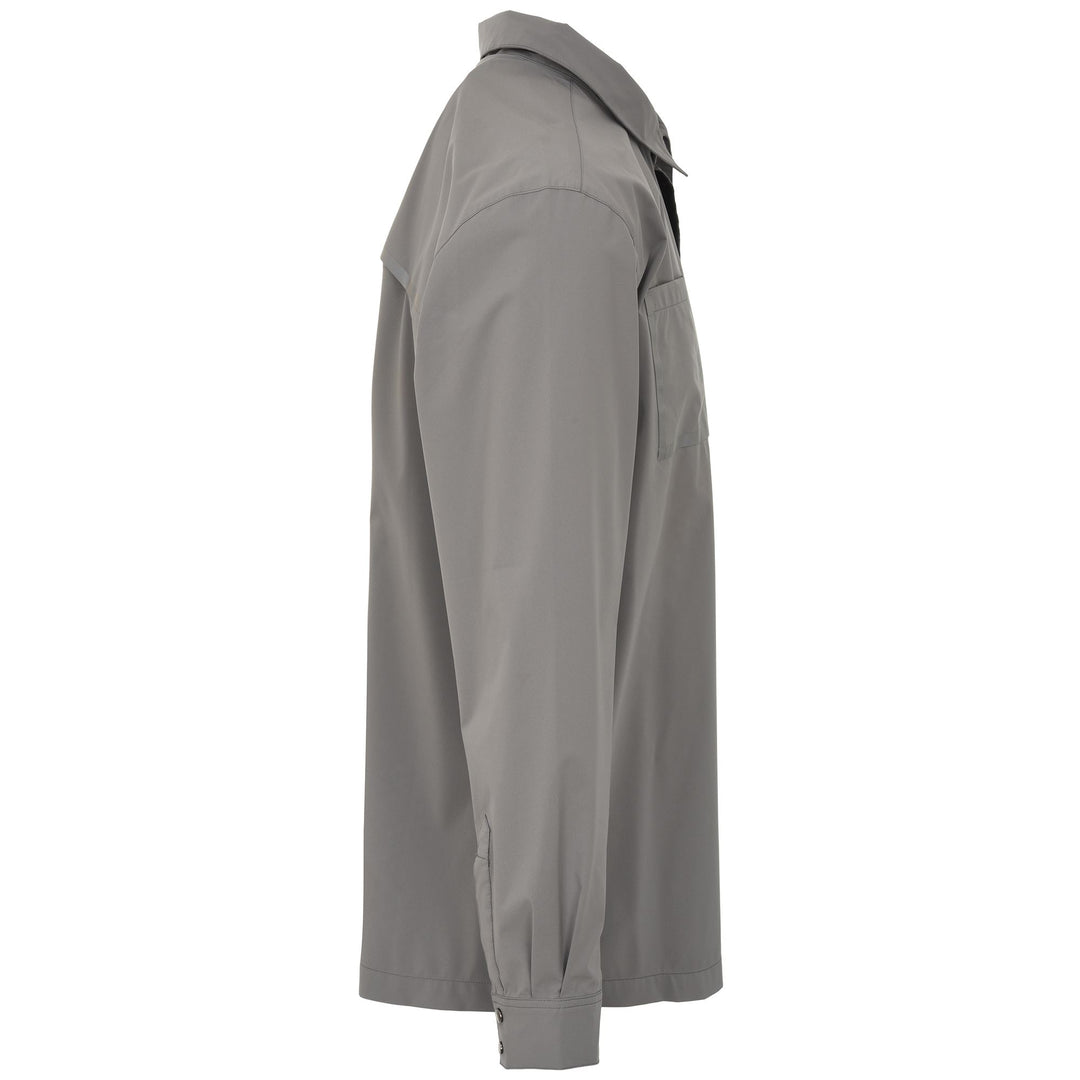 Grey Men's Urban Cycling Shirt with Waterproof and Reflective Features main