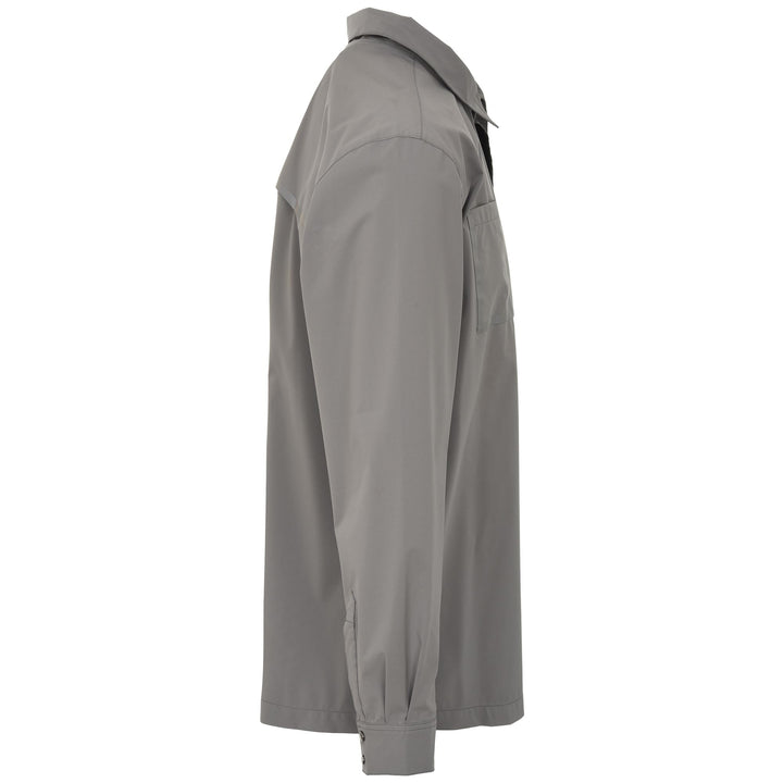Grey Men's Urban Cycling Shirt with Waterproof and Reflective Features 2
