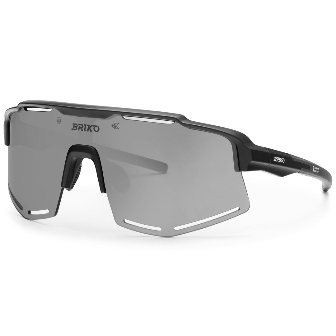 Unisex Black Sport Sunglasses with UV Protection and Adjustable Fit main