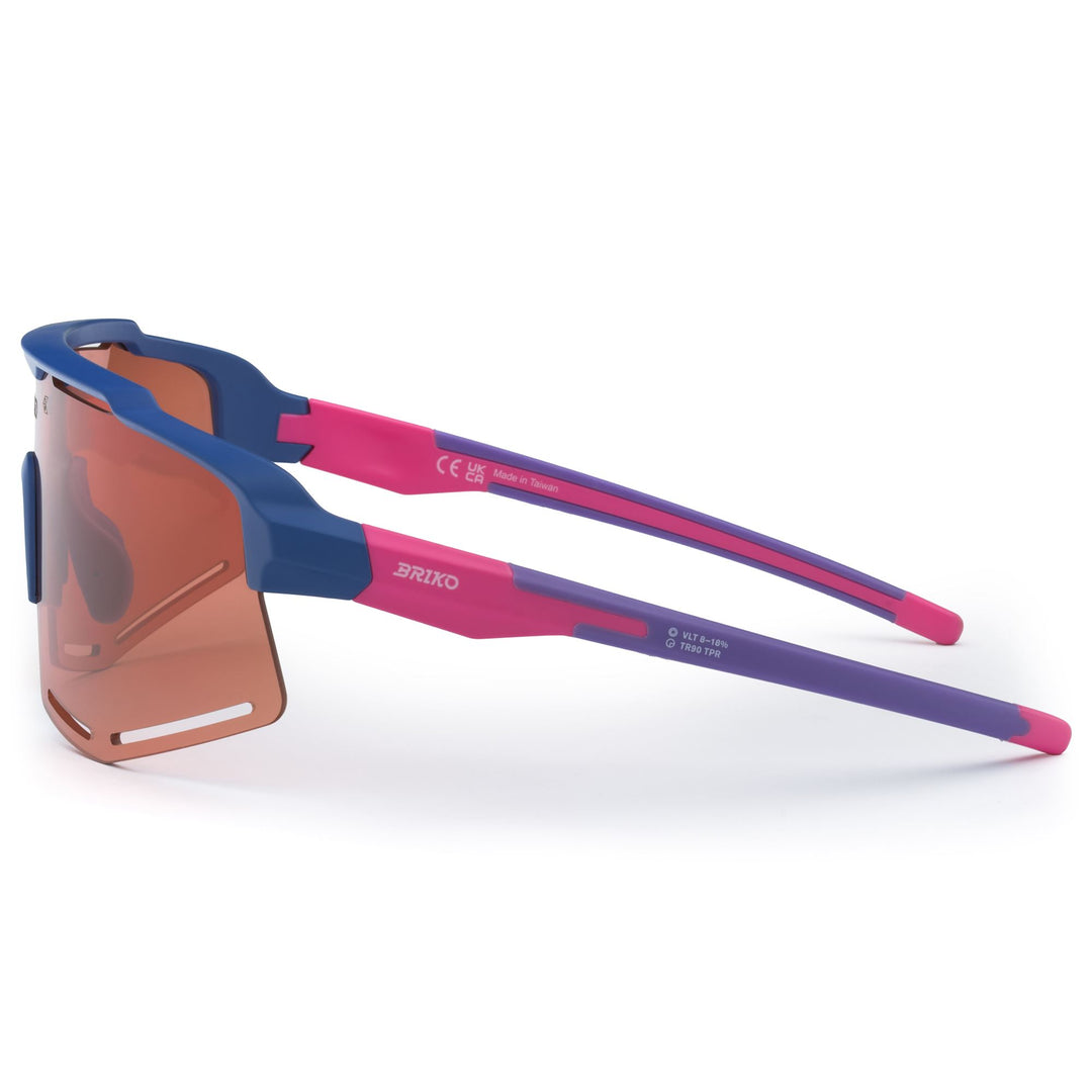 Occhiali da sole sportivi unisex blu e multicolor con protezione UV main