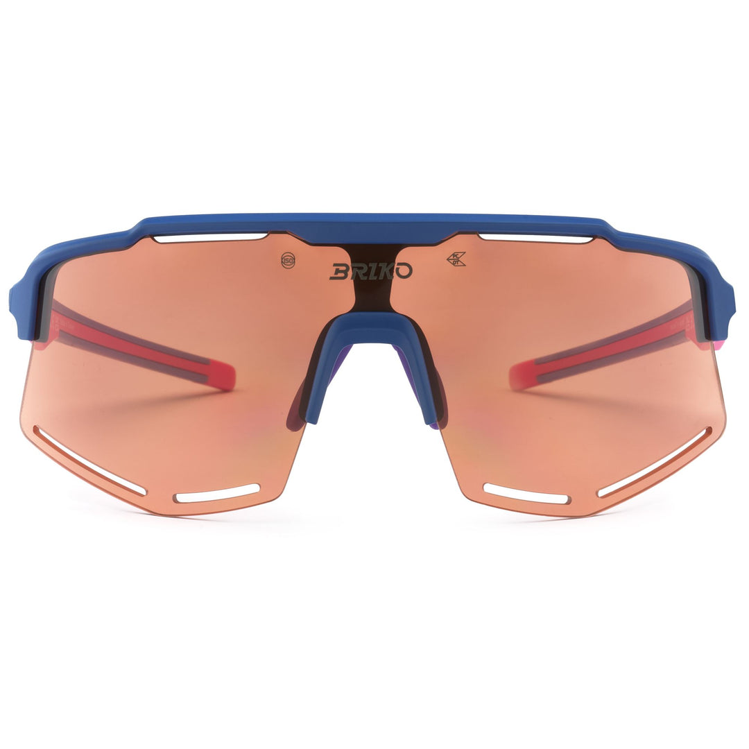 Unisex Blue and Multicolour Sport Sunglasses with UV Protection 01