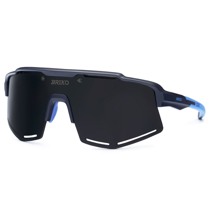 Lunettes de soleil de sport bleues unisexes avec protection UV et ajustement réglable 3