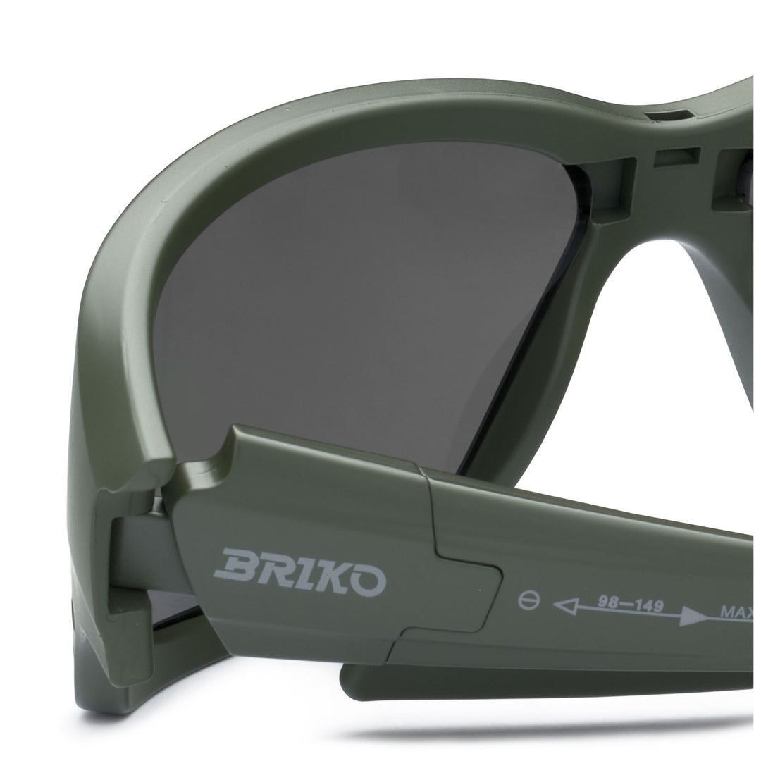 Lunettes de soleil de sport vertes unisexes pour les activités de plein air main
