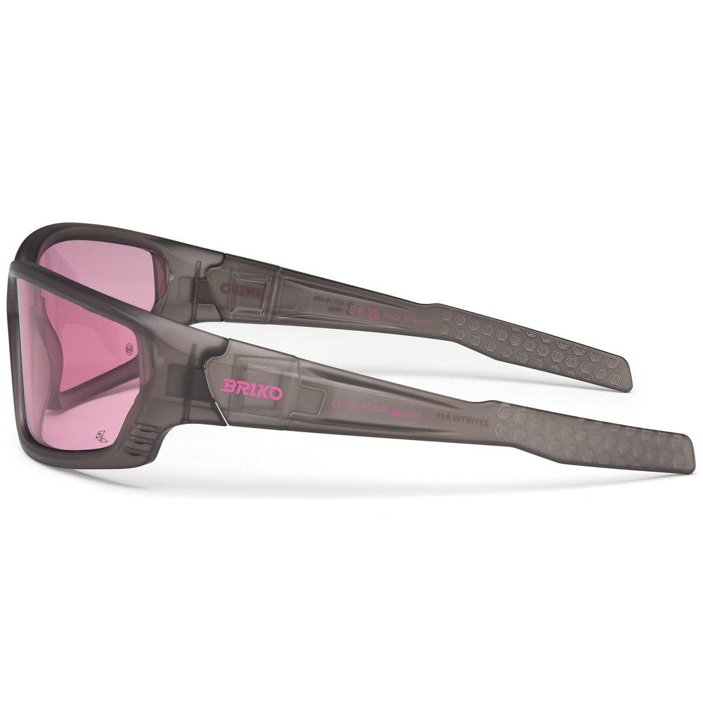 Unisex Brown Sport Sunglasses for Maximum Coverage and Protection 02
