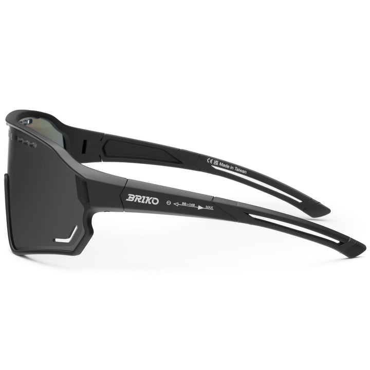 Lunettes de soleil de sport noires unisexes avec protection UV 2