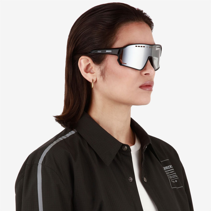 Occhiali da sole sportivi neri unisex con protezione UV 6