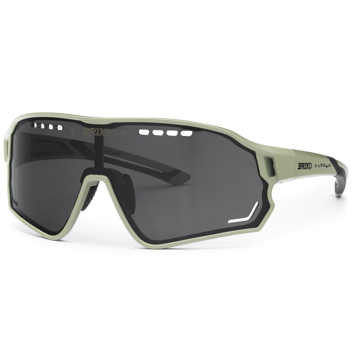 Lunettes de soleil jaunes unisexes avec protection UV et plaquettes nasales ajustables 3