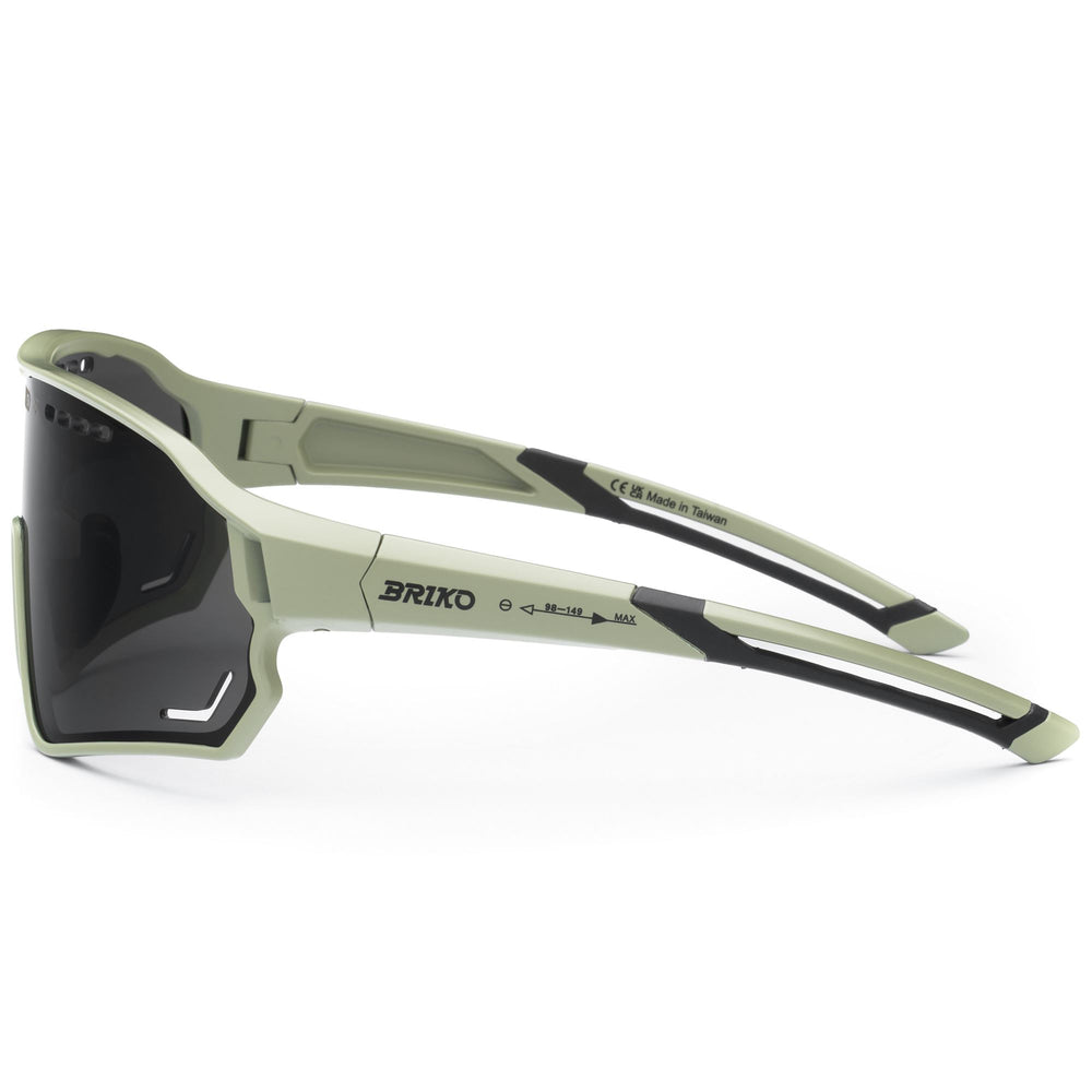 Lunettes de soleil jaunes unisexes avec protection UV et plaquettes nasales ajustables 02