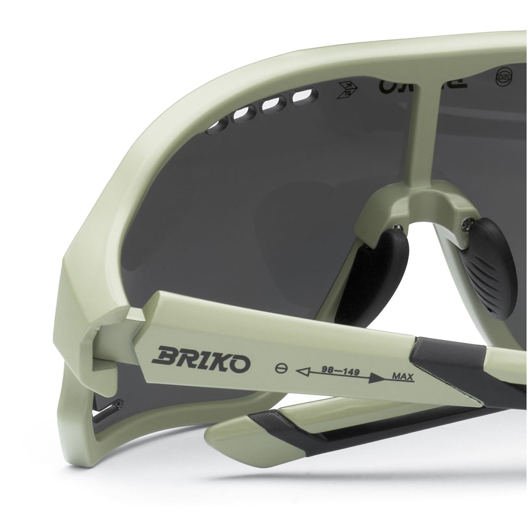 Lunettes de soleil jaunes unisexes avec protection UV et plaquettes nasales ajustables main