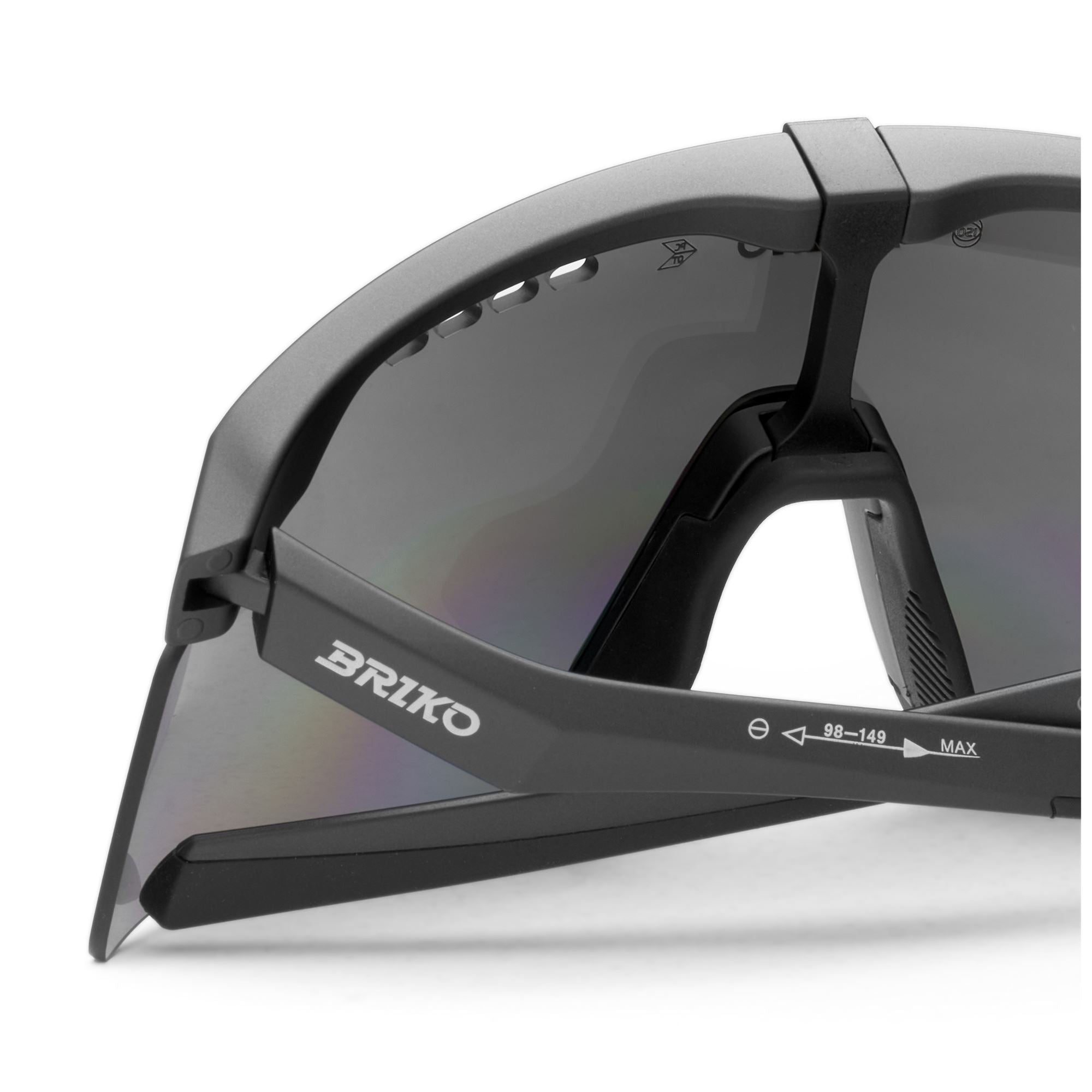 Glasses Unisex SHUTTLE Sunglasses Black Metallic - SM3