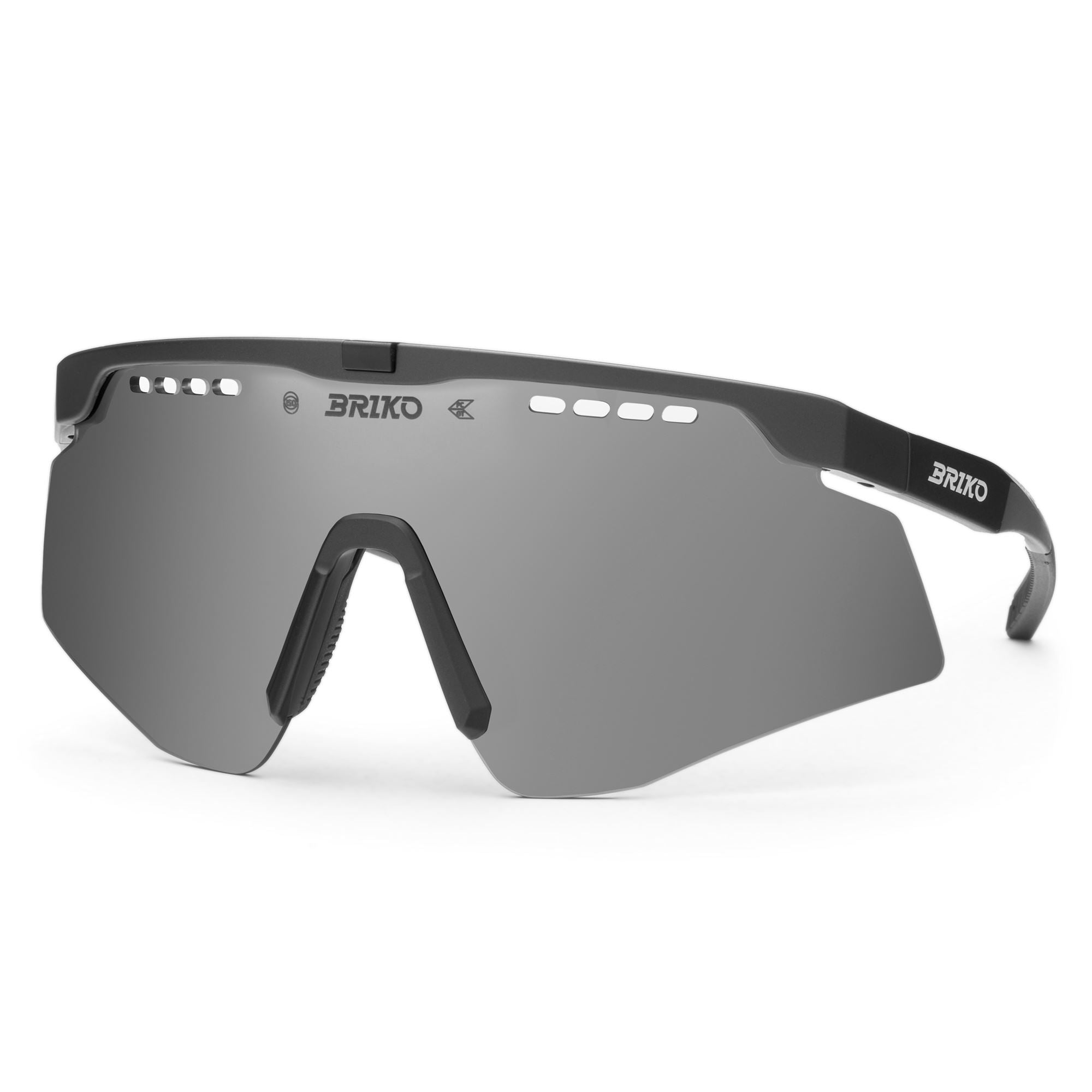 Glasses Unisex SHUTTLE Sunglasses Black Metallic - SM3