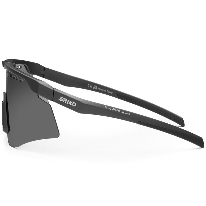 Lunettes de soleil noires unisexes avec protection UV et verres faciles à changer 2