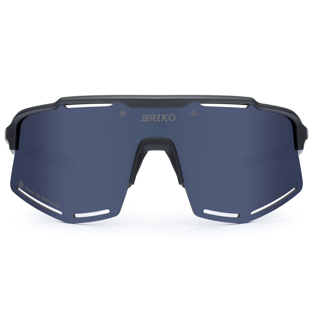 Unisex Black Sport Sunglasses with UV Protection and Adjustable Fit main