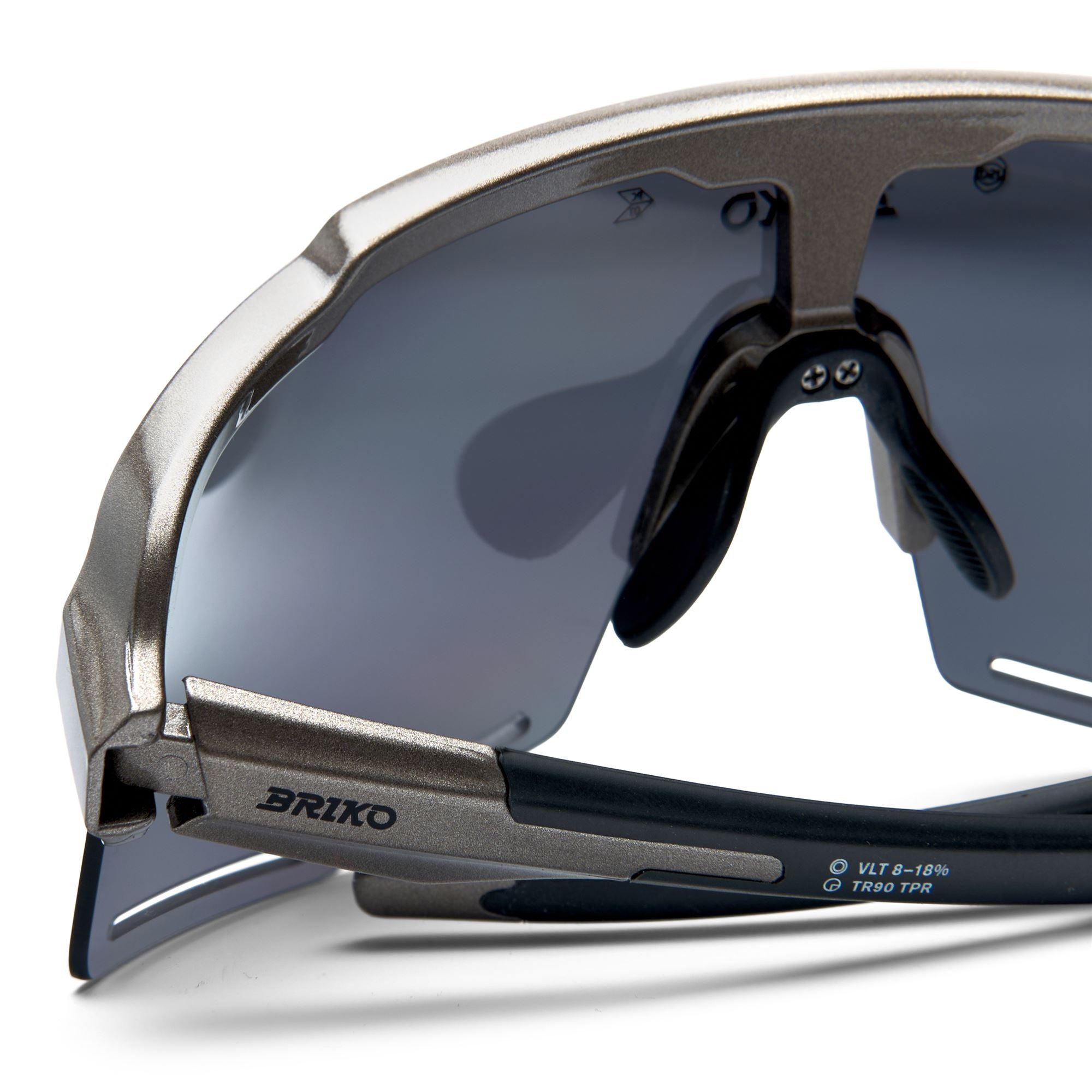 Glasses Unisex KOMI SHARP LITE Sunglasses Chrome gold - SHLGOM3