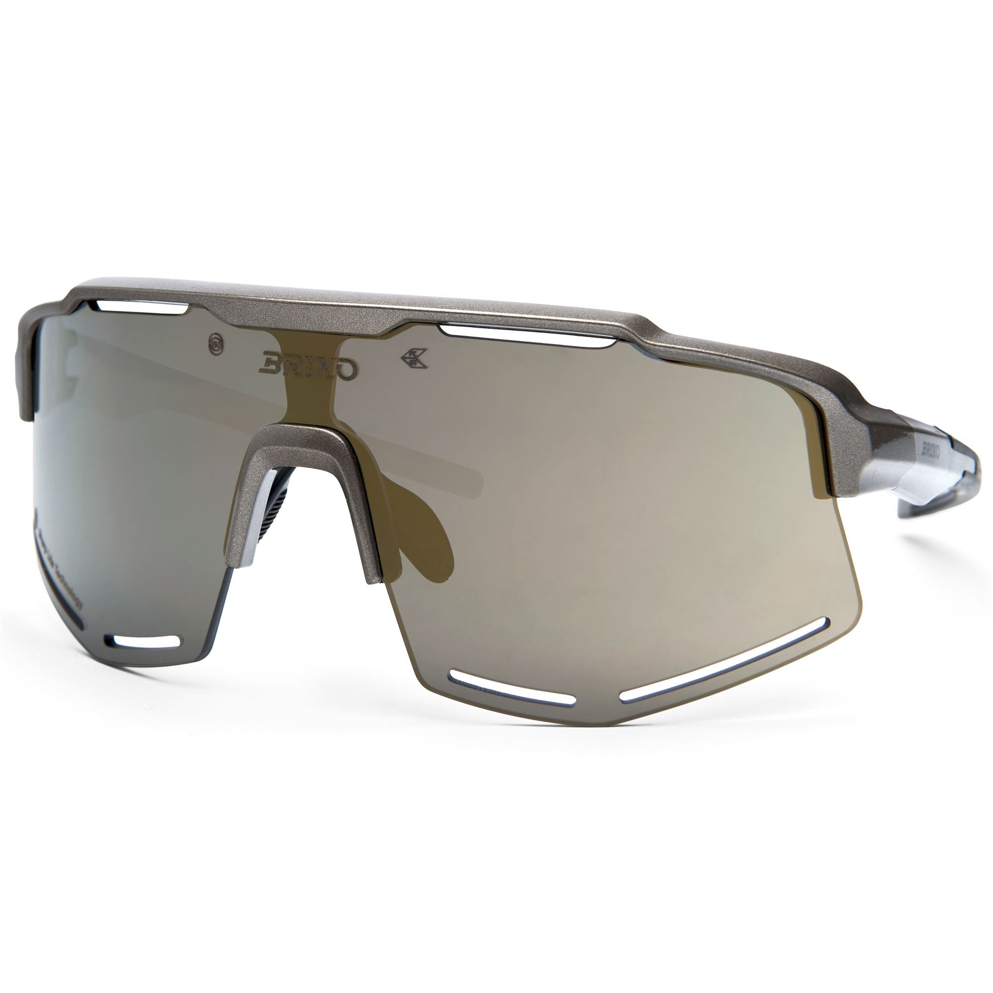 ポリクロモス Glasses Unisex KOMI SHARP LITE Sunglasses Chrome gold - SHLGOM3