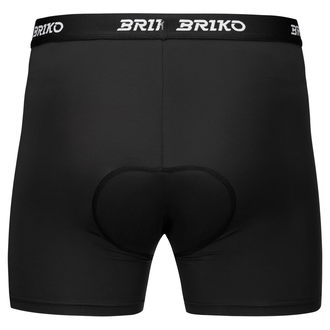 Black Men's Cycling Underpants with Padding main