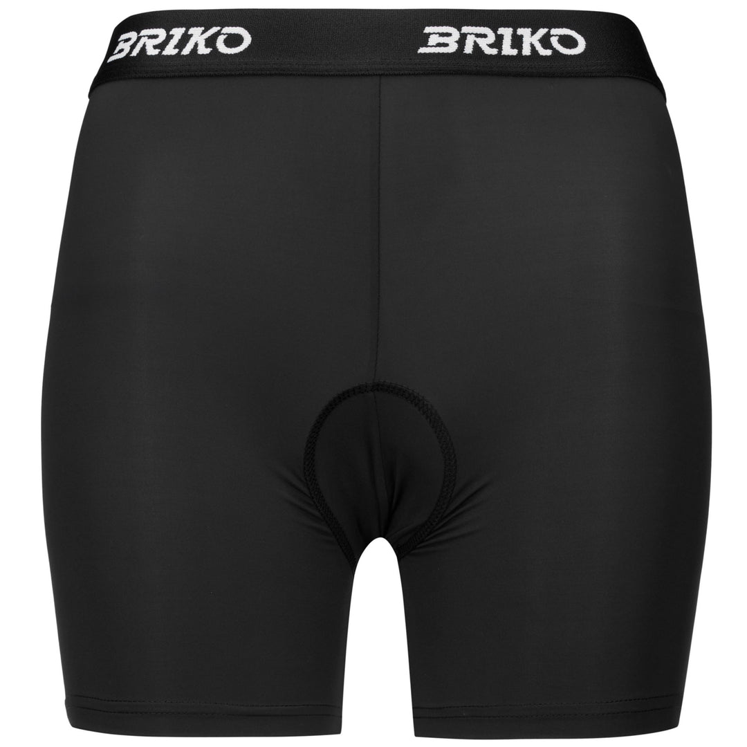 Black Women's Cycling Underpants with Padding 01