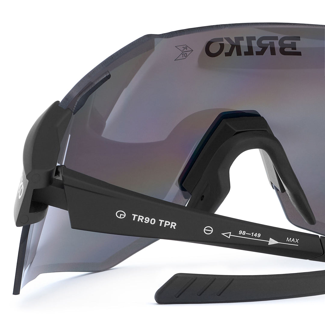 Unisex Black Sport Sunglasses for Active Users main