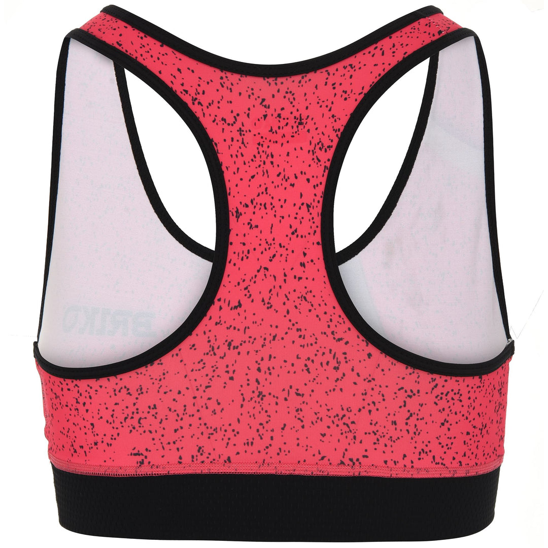 Maillot de cyclisme rouge fuchsia pour femme avec soutien modéré main