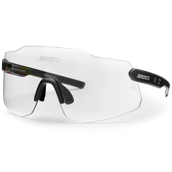 Occhiali da sole fotocromatici neri unisex per una visione nitida 1