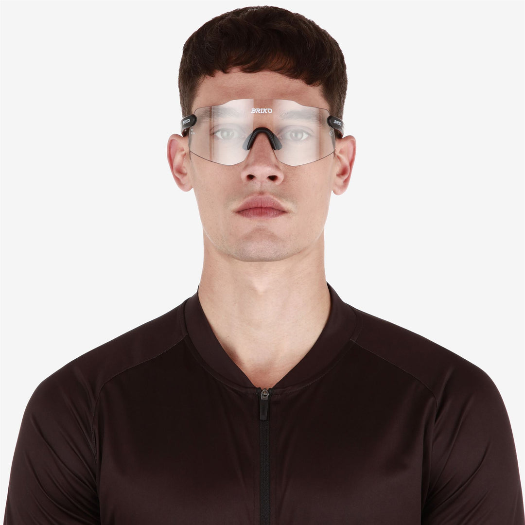 Unisex Black Photochromic Sunglasses for Clear Vision main