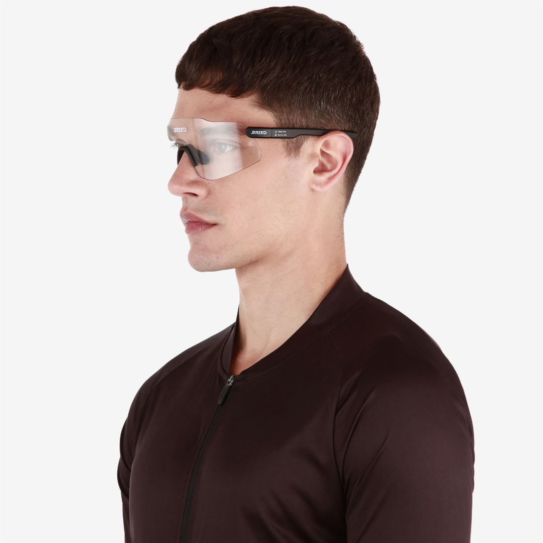 Unisex Black Photochromic Sunglasses for Clear Vision main