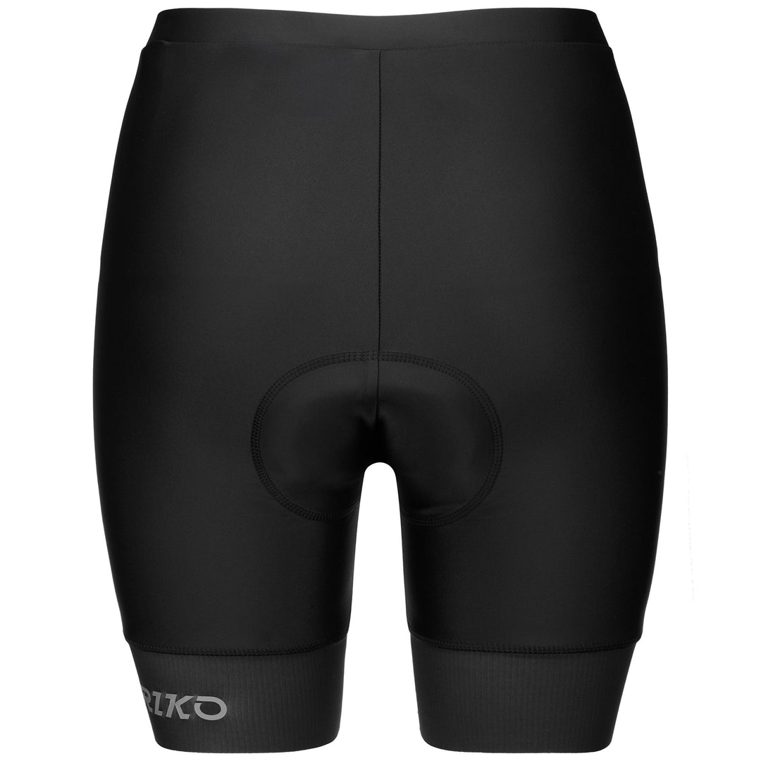 Short de cyclisme noir pour femme, avec compression et rembourrage main