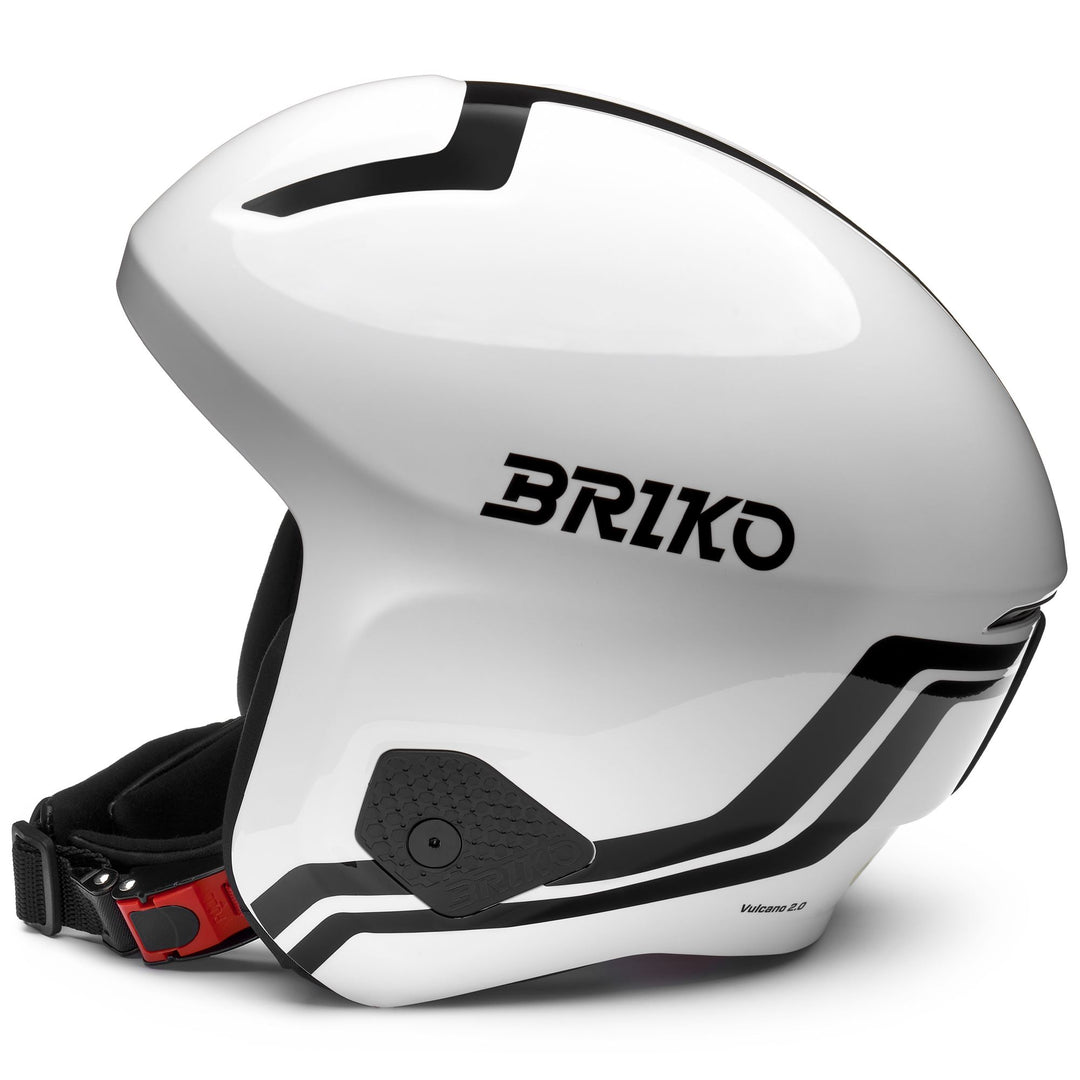 Unisex Grey and White Ski Helmet for Competitive Racing main