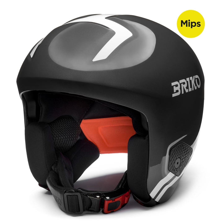 Casco da sci unisex grigio e bianco per le gare 1