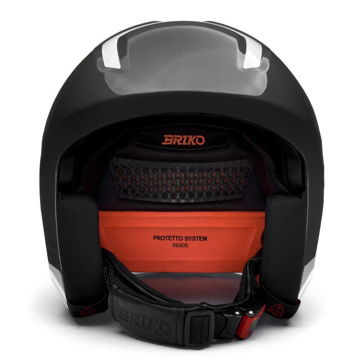 Casque de ski unisexe gris et blanc pour la compétition 3