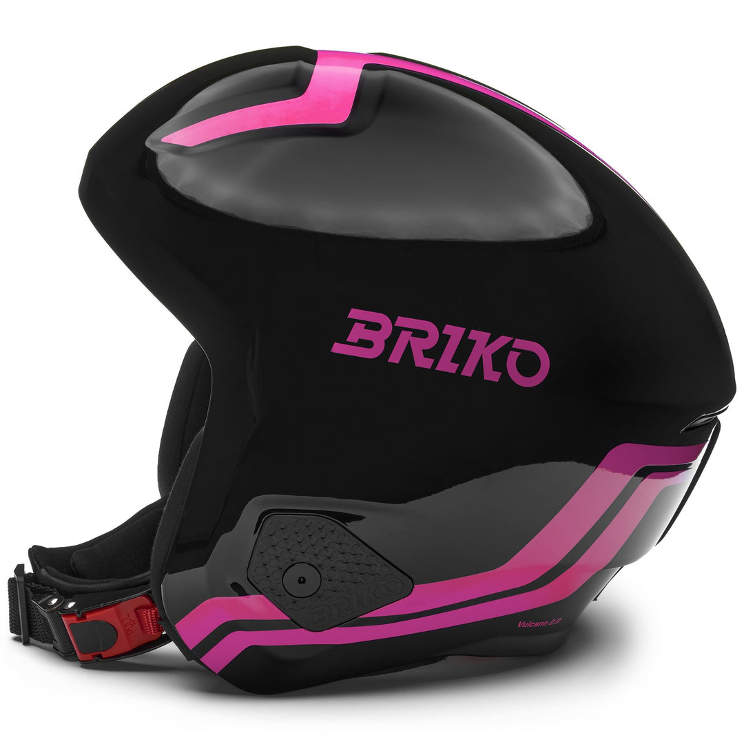 Unisex Black and Pink Racing Helmet for Skiing main
