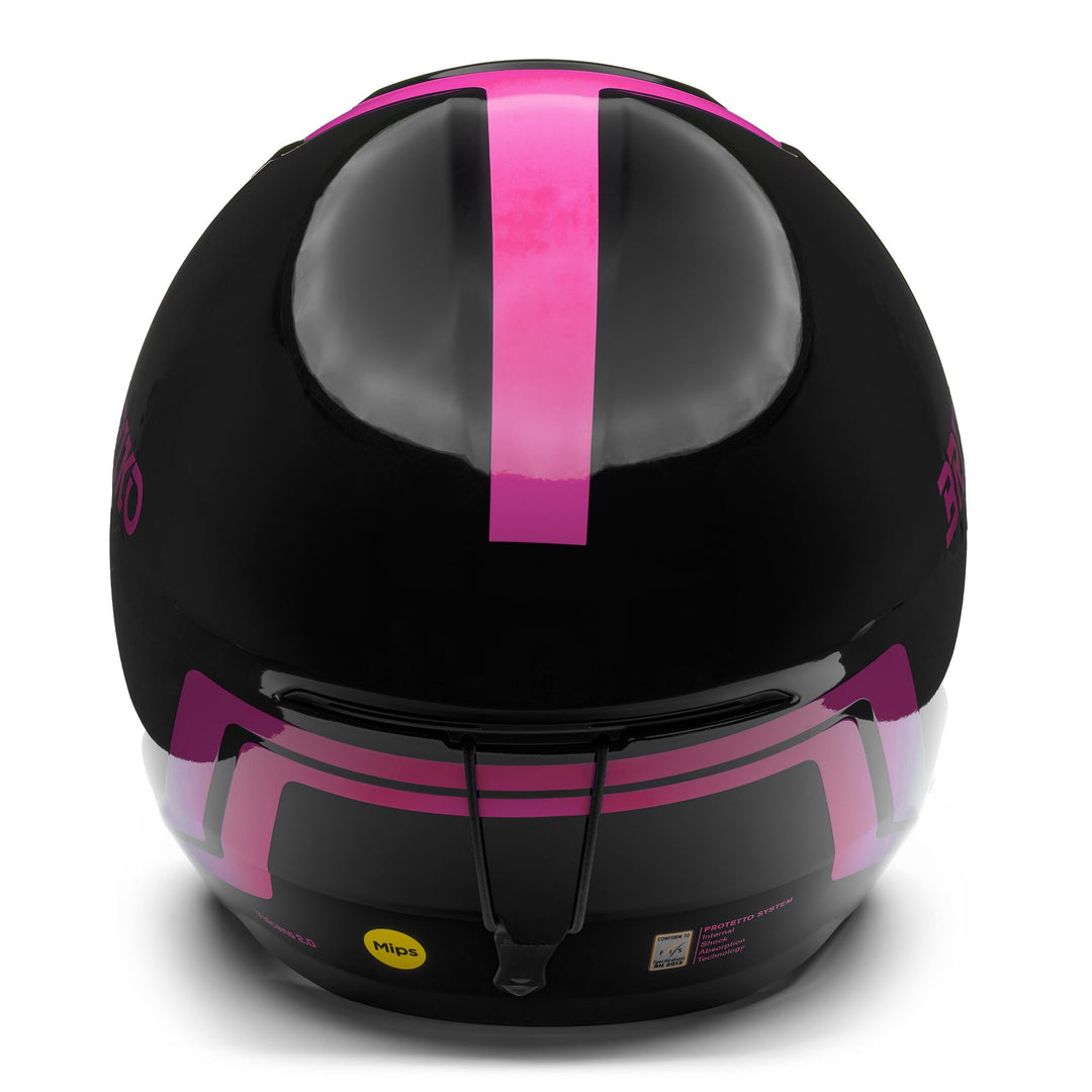 Unisex Black and Pink Racing Helmet for Skiing main
