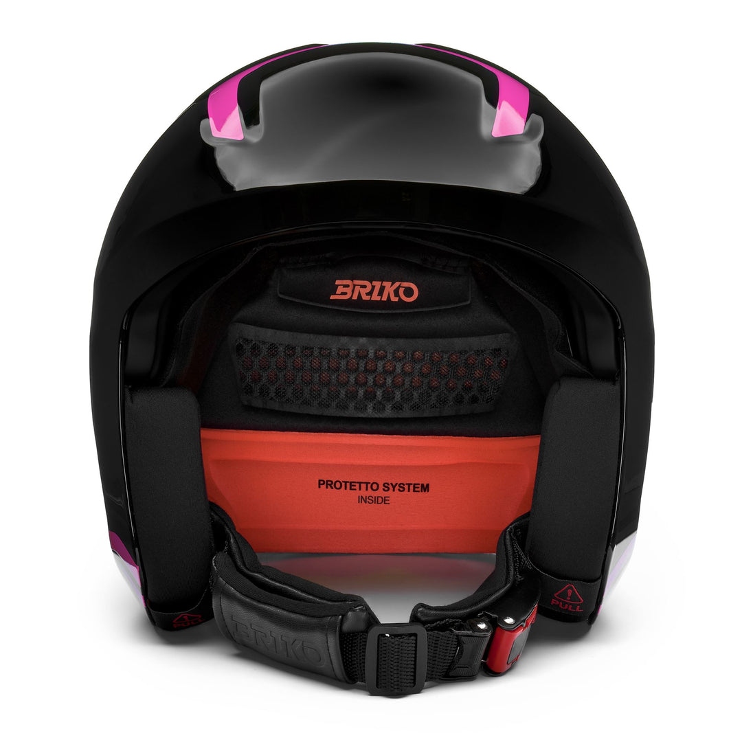Unisex Black and Pink Racing Helmet for Skiing main
