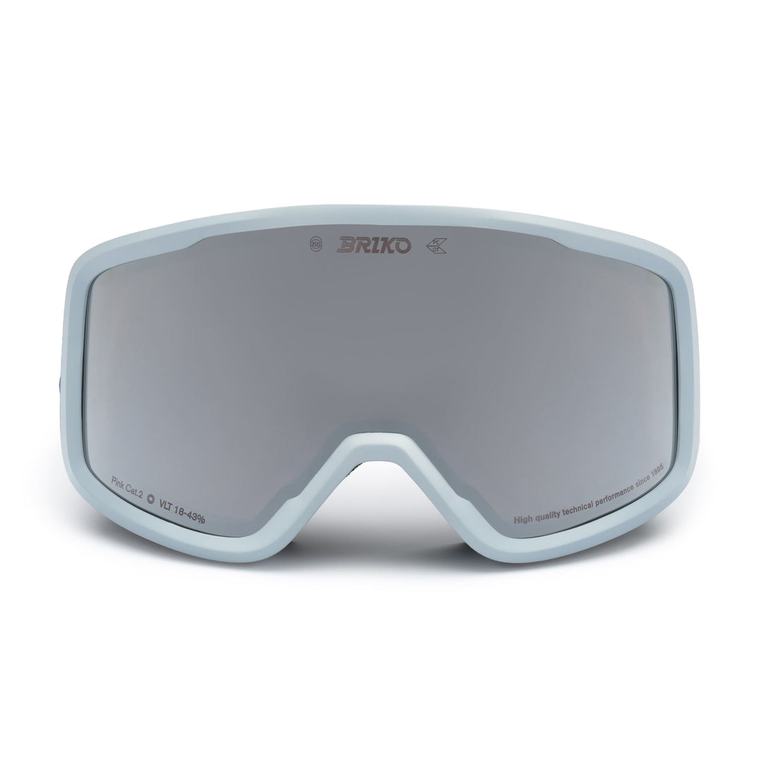 Masque de ski unisexe bleu avec traitement antibuée et absorption de l'humidité 01