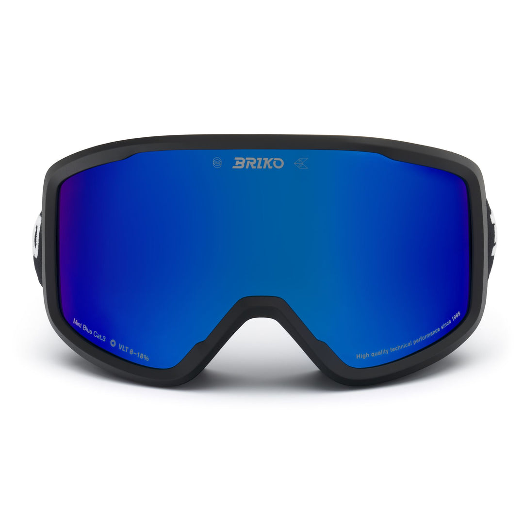 Maschera da sci unisex nera con antiappannamento e assorbimento dell'umidità main