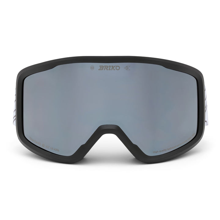 Unisex White Ski Goggles with Anti-Fog and Moisture Absorption 1